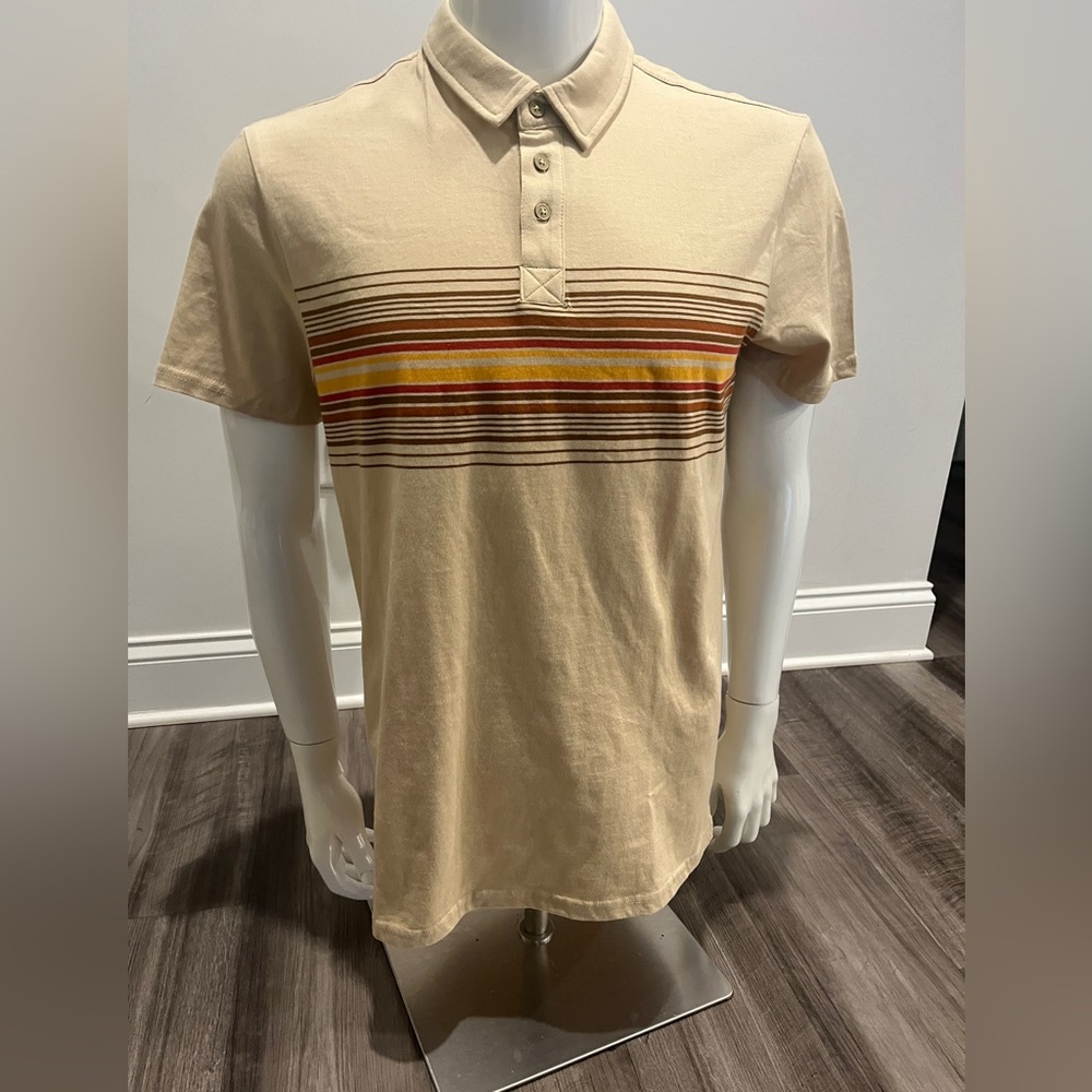 Hang Ten Polo in Tan